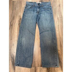 Levis 569 Loose Straight Jeans 14 Reg 27x27 Blue Denim Casual Relaxed Fit